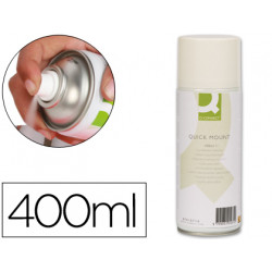 Pegamento qconnect spray quick mount adhesivo reposicionable 400 ml
