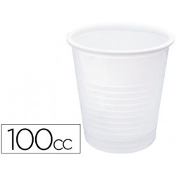 Vaso de plastico blanco 100cc paquete de 50