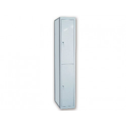 Taquilla metalica ar storage 50x180x40 cm 2 puertas con llave color gris co