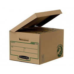 Cajon fellowes carton reciclado para almacenamiento de archivadores capacid