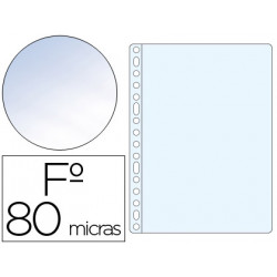 Funda multitaladro qconnect folio 80 mc cristal caja de 100 unidades