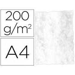 Papel pergamino din a4 troquelado 200 gr color marmoleado gris paquete de 2