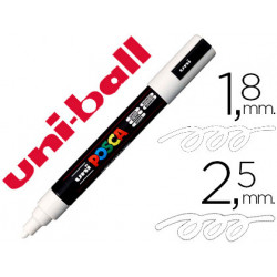 Rotulador uni posca marcador de pintura blanco punta redonda 18 a 25 mm