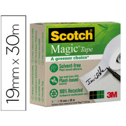 Cinta adhesiva scotchmagic c900 30 mt x 19 mm