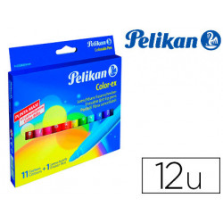 Rotulador pelikan colorex borrable caja de 11 colores + 1 rotulador borrad