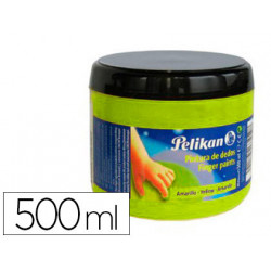 Pintura a dedos pelikan 500 ml verde amarillento n155